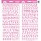 Doodlebug Design Inc.™ Abigail™ Font Alpha Cardstock Stickers